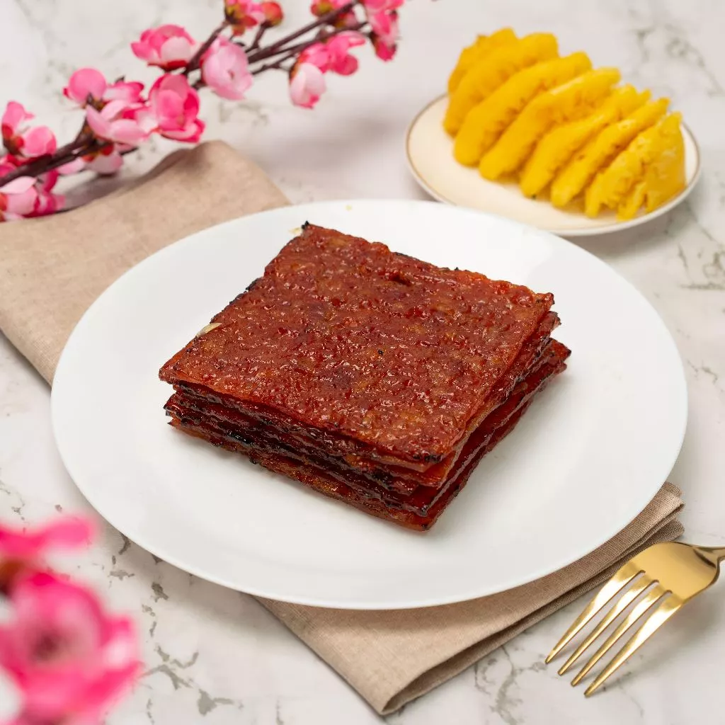 NEW PENG HIANG 500G Tender Pork Bak Kwa (Vacuum-Packed) 传统手工肉干(真空包装) - Image 2